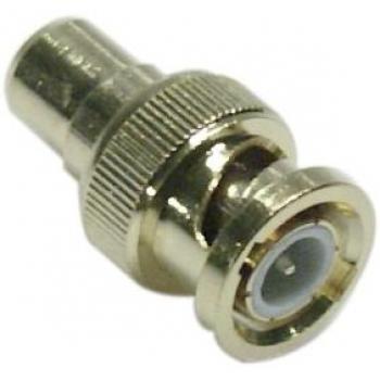 DELTACO RCA-BNC adapter, hona till hane