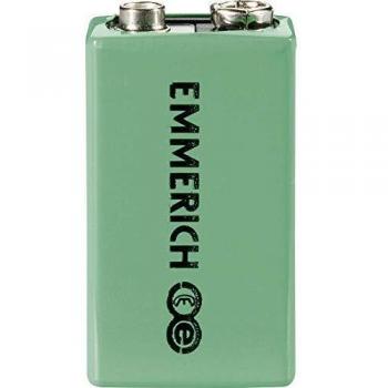 Emmerich Batteria Ricaricabile 9V 160 mAh