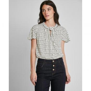 Camiseta Trucco de mujer con manga corta y escote cut out