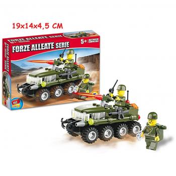 Costruzioni click clac veicoli militari 102 pz