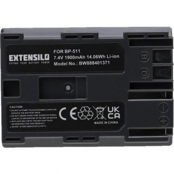 Hochleistungsakku 1900 mAh für Canon EOS von Extensilo