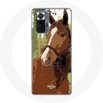 Coque pour Xiaomi Redmi Note 10 Pro Marron Cheval de Course