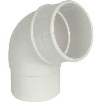 FloPlast Round Downpipe Offset Bend 112.5° 68mm White