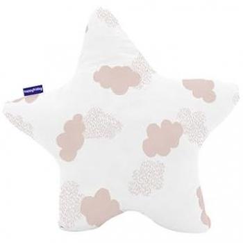 Cojín Rosa Estrella Nubes 50 x 50 cm