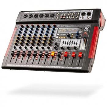 Console de mixage 8 canaux Bluetooth avec EQ 7 bandes Power Dynamics PDM-T804