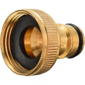 Grifo de latón 3/4 para sistema de riego con conector rápido