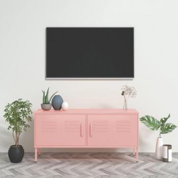 VidaXL TV Stand Pink 41.3x13.8x19.7 Steel
