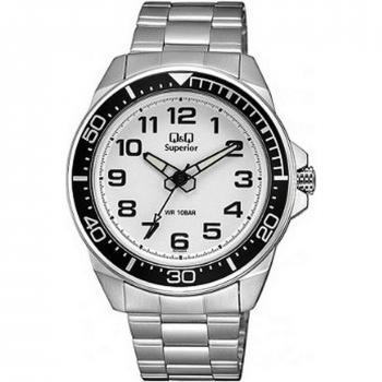 Q&Q SUPERIOR Herrenarmbanduhr Ø 44 mm