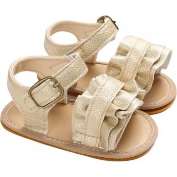 Non-Slip Prewalker Sandals for Baby Girls 0-18M
