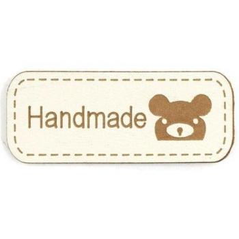 50Pcs PU Leather Tags for DIY Clothing and Bags
