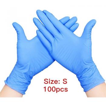 Nitrile Rubber Kitchen Gloves, Left & Right (100 Count)