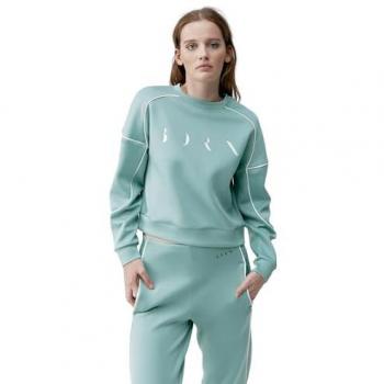 Mujer Agda Sweatshirt Verde – Born Living Yoga