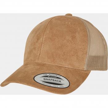 Trucker čepice z khaki semiše