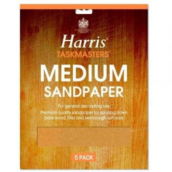 LG Harris Medium Abrasive Sandpaper Kit (4 Pieces)