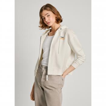 Sudadera con Capucha Pepe Jeans Edna Mousse White mujer