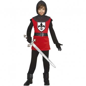 Child’s Black Medieval Knight Fancy Dress – Size 3-4