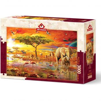 Puzzle Art Safari en Afrique 3000 pièces