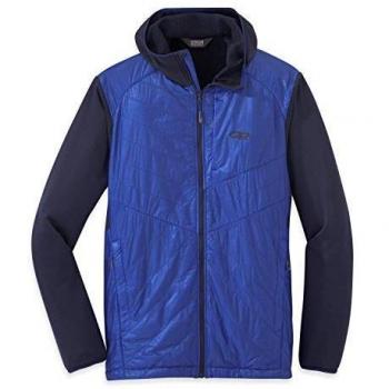 Outdoor Research Vigor Hybrid Jackett mit Kapuze – Herren, L, Blau