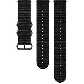 Bracelet textile Suunto Explore 2 – 24 mm, noir/Noir