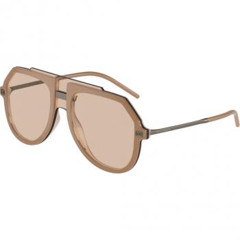 Dolce & Gabbana Hombre DG6195 328493 Gafas de sol Inyectado Beige Marrón Piloto Normal
