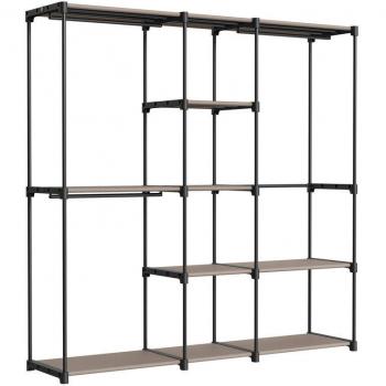 Dressing Pliable SONGMICS 182 x 43 x 182 cm Taupe