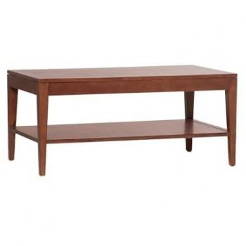 Mesa de centro elevable marrón 100x45 cm