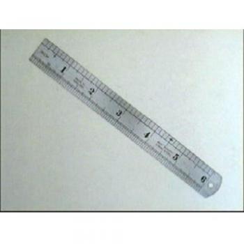 Exact 6‑inch Steel Scale