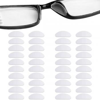 Coussinets de nez pour lunettes silicone 20 paires