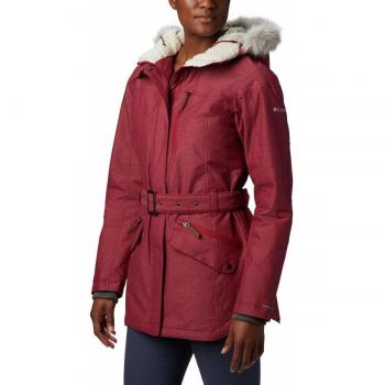 Columbia Chaqueta Impermeable Carson Pass II Mujer Rojo