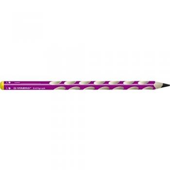 Crayon STABILO EASYgraph HB rose pour gaucher