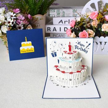 3D Birthday Card for Kids and Adults