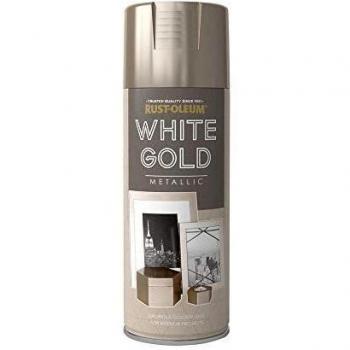 Rustoleum White Gold Metallic Spray Paint 400Ml | Ptou231