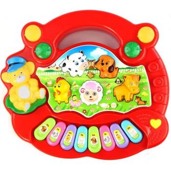Musical Animal Farm Piano Toy for Infants