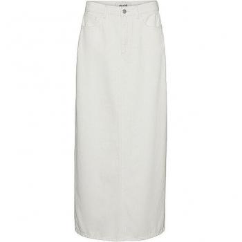 VERO MODA Highwaist Jeansrock VMGRACIA Ecru Größe M