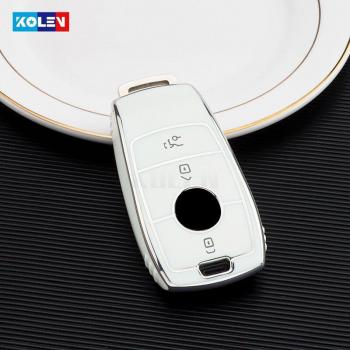 TPU Car Key Cover for Mercedes Benz A C E S G Class GLC CLE CLA GLB GLS W177 W205 W213 W222 X167 AMG