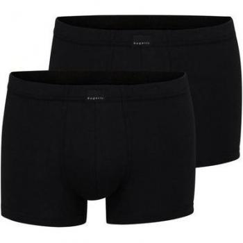 Bugatti Boxershorts »Madrid«, (2er Set) mit elastischem Taillenbund