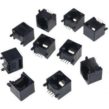 10pcs RJ45 8P8C Computer Network Socket