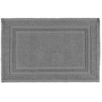 Rhomtuft Grace Bath Mat Cotton Light Grey 60cm x 90cm