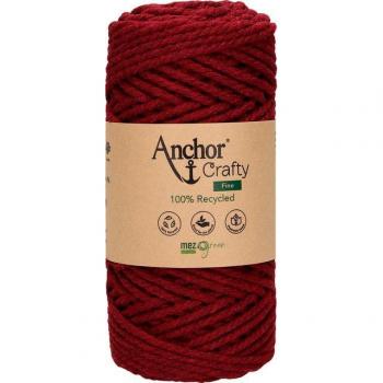 Anchor Crafty Fine Farbcode 00119 – Häkelwolle 65 m, Rot