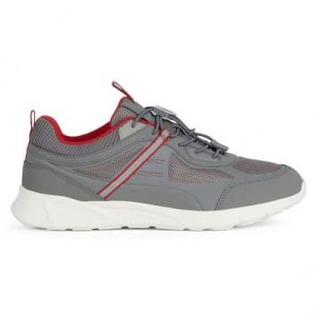 Geox Sanzio Dark Stone Rosso 42 Scarpe