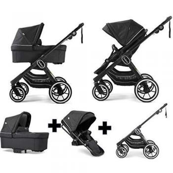 Emmaljunga NXT90 Travel System (Black/Lounge Black)