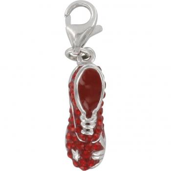 Les Trésors De Lily [Q4885] – Pendentif Charm Argent 'Basket Etoile' Rouge Argenté (Rhodié)