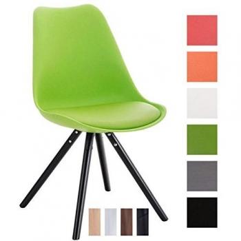 Chaise Assise 46 cm Vert Noir Cadre