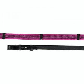Rênes Aviemore caoutchouc Noir/Bleu 48in x 0.63in