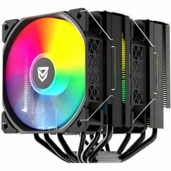 Ventilateur CPU Nfortec SCULPTOR X 2x120mm A-RGB PWM Double Noir