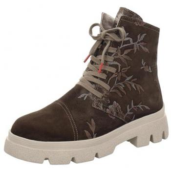Bottes Think en cuir marron