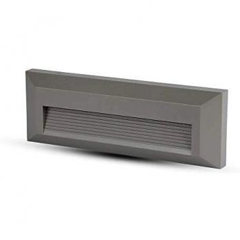 Steplight V‑Tac 3 W Gris Recto, 110 lm, 55°, DayWhite