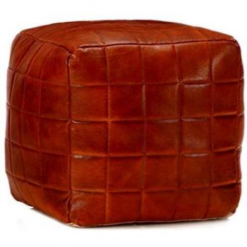 Deep Crimson Real Leather Foam Seat