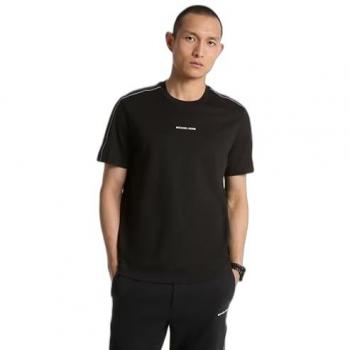 T‑Shirt Michael Kors para Hombre con Rayas Blancas