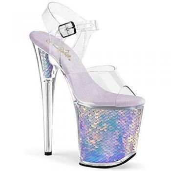 Pleaser Flamingo 808MC Ankle Strap Heels